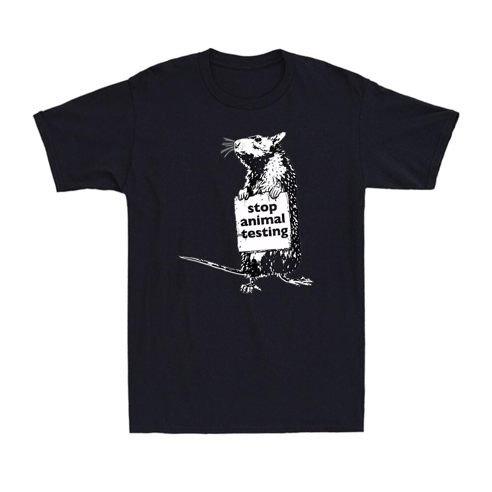 Stop Animal Testing Against Animal Testing Animal Rights Vintage Men s T-Shirt S разноцветный
