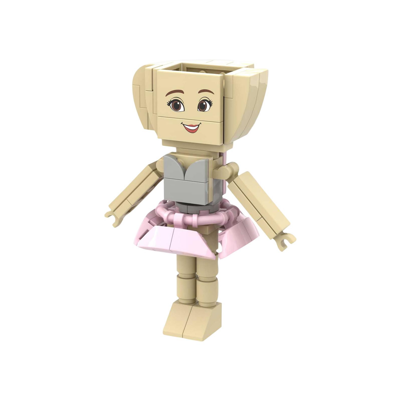 

Веселий дитячий набір іграшок із будівельних блоків One Size