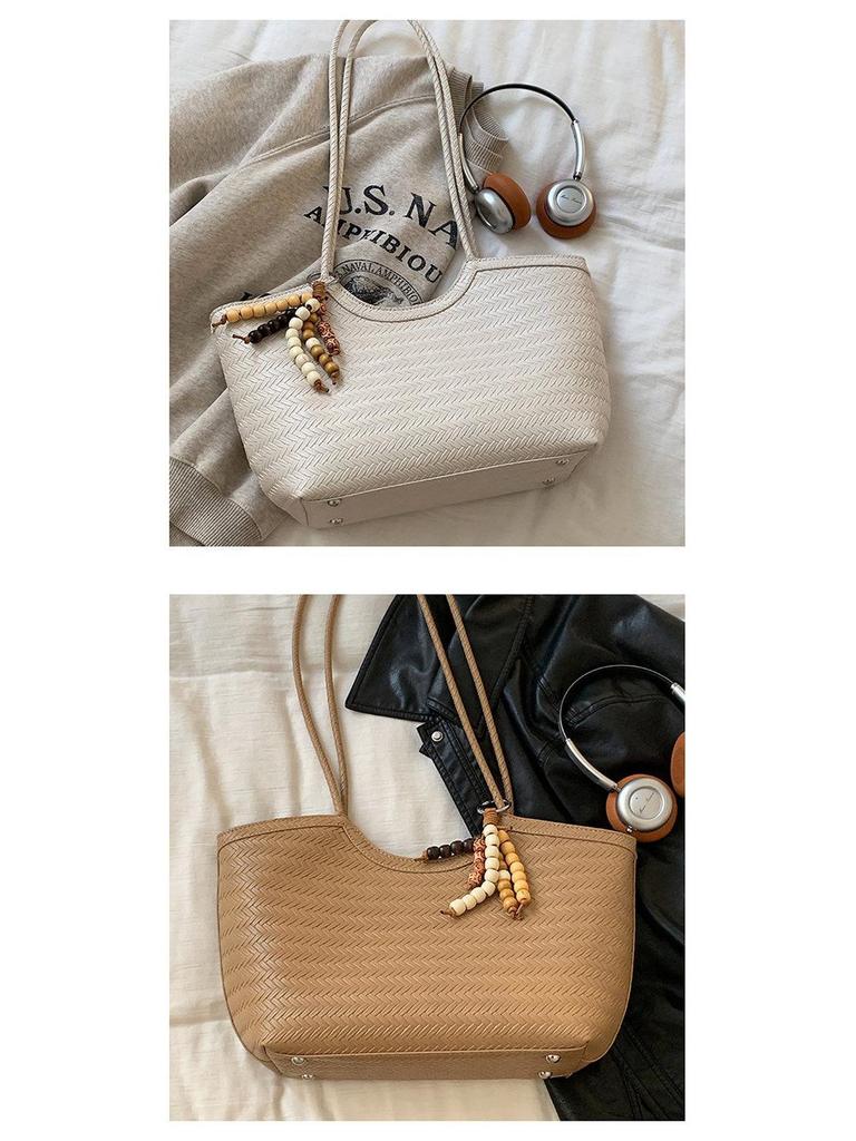 2025 Trendy Retro Handwoven Large Capacity Basket Tote Bag