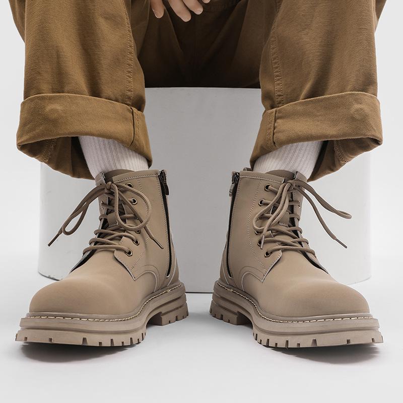 Ботинки Martin Мужская обувь Осенние британские ботинки в стиле ретро Инструментальные — фото 6