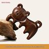 Red Sandalwood Scalp Massage Comb for Gua Sha Therapy and Beauty.