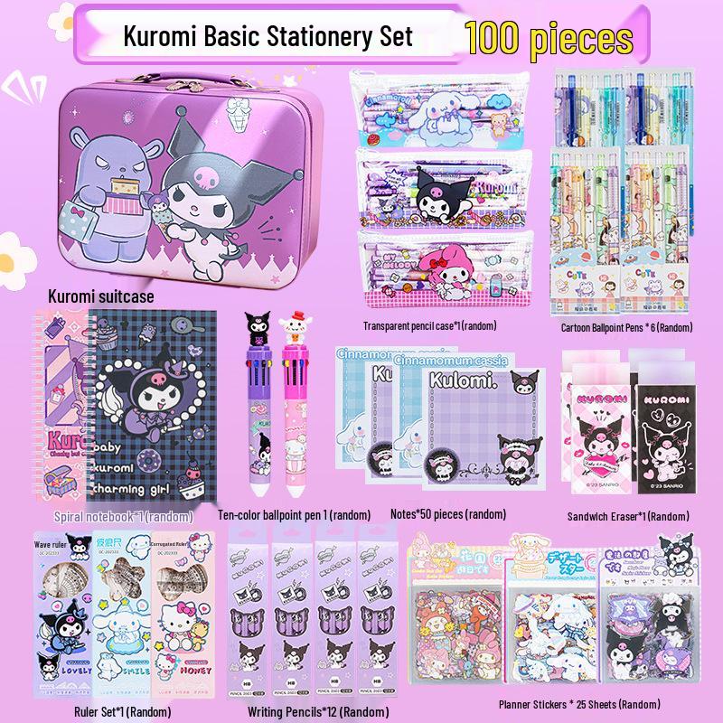 Cartoon-Style Stationery & Sticker Set - Kids Prize & Souvenir Gift Pack for Children s Day