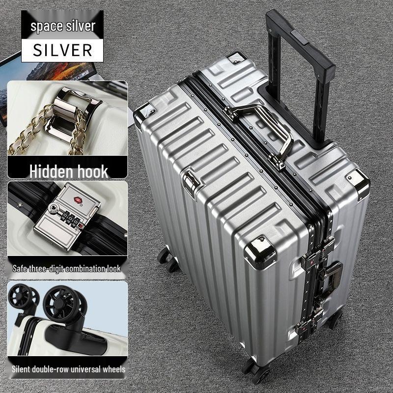 20-inch Scratch & Wear-Resistant Multifunctional Travel Trolley Suitcase