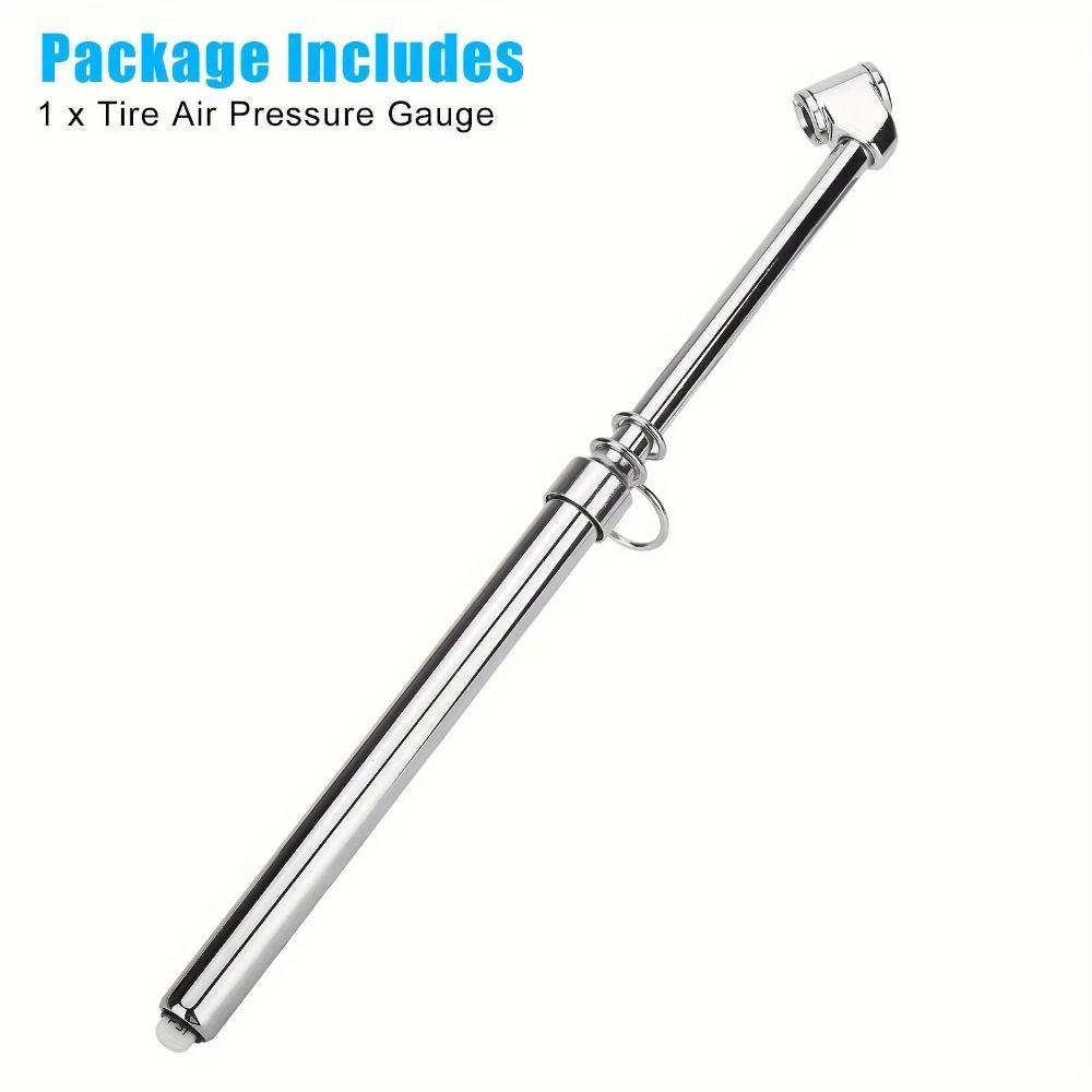 Portable Tire Pressure Gauge Heavy Duty Mechanical Air Gage Air Pressure Gauge  Motorcycle Bike