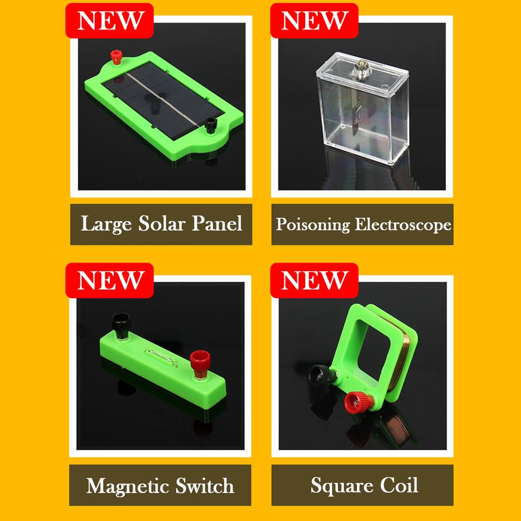 Lab Electricity Experiment Kit Junior High School Electromagnetics Physics Circuit Equipment for Teacher Student Self-Study kit