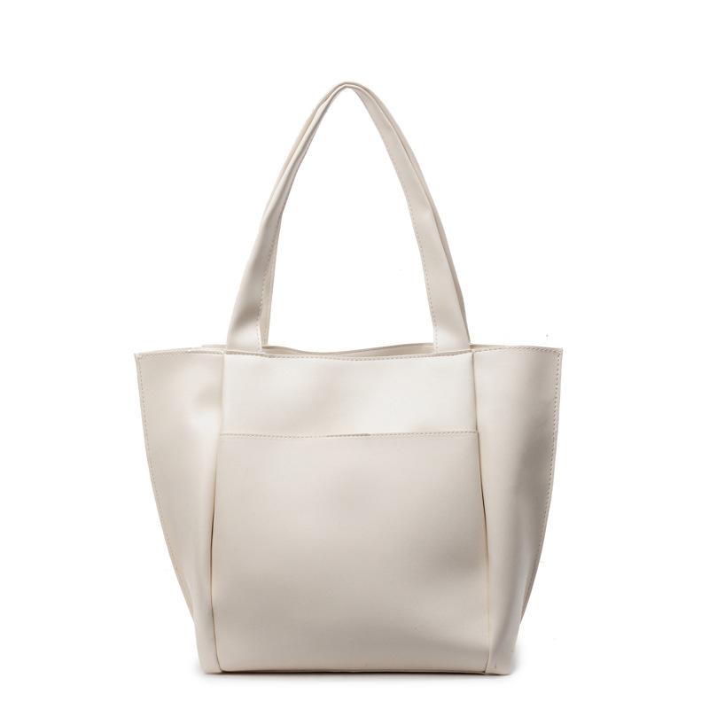 Large-capacity Tote Bag Women's 2025 Spring New Simple Foreign Shoulder Bag High-value Leisure Work Commuter Bag