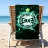 Cori-tiba Football Club Crest Printed Beach Towel, Super Soft Microfiber, Perfect Gift Birthday, for Pool, Beach, Travel, for Family and Friends