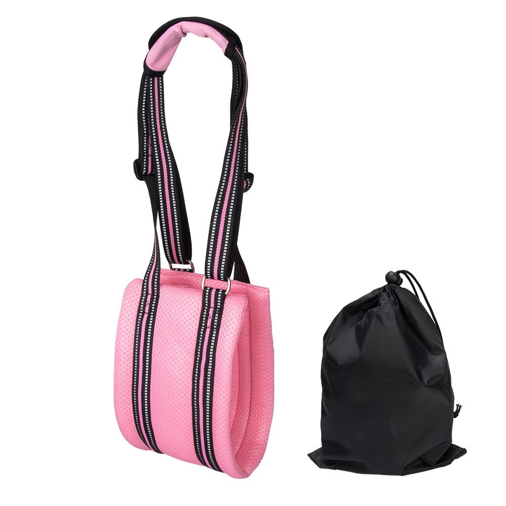 Hunde-Hilfsgurt, Atmungsaktiver und bequemer Haustier-Rehabilitations-Brust- und Rückengurt, Verstellbare Leine