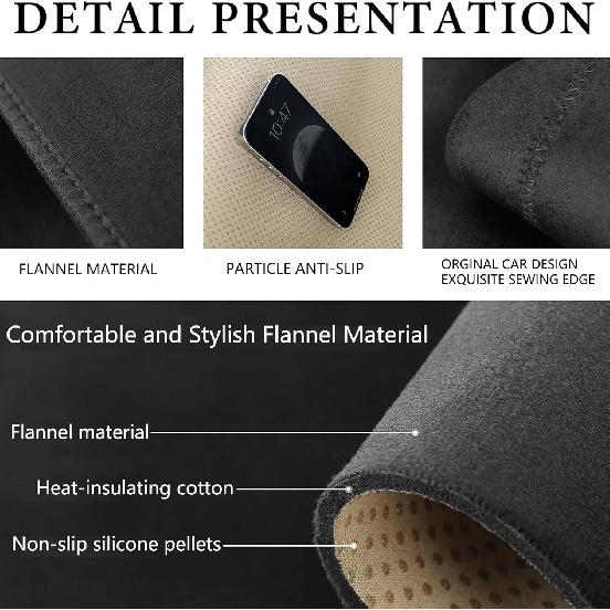 Flannel Dash Cover Dashboard Mat  Fit For Lexus IS250 IS350 2006 2007 2008 2009 2010 2011 2012 2013 Accessories Dash Mat Pad Carpet Protector Black