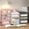 JOJAJU 1Pc Storage Box,Space-Saving Clear Drawer Organizer (2/3/4-Tier) Sort Office,Home,dormitory,Makeup, Pens, Jewelry