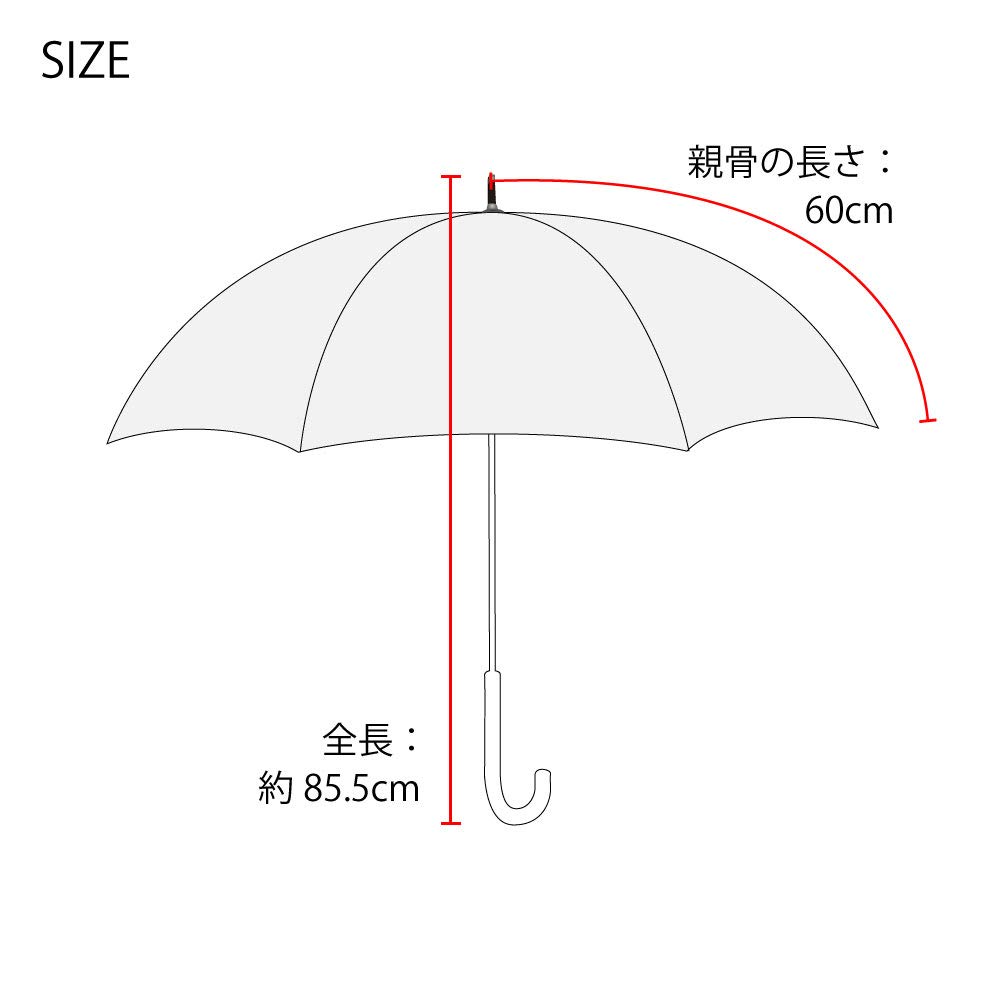 Ogawa Moomin Parasol for Women, Flower and Reading Design, Rain or Shine, Water-Repellent, UV-Repellent, 60cm, 7 Ribs, 85891