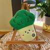 Plush Vegetable Shape Coin Purse With Data Cable Organizer For Kids And Teens