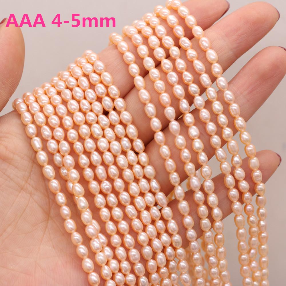 1 Sträng DIY Risformade Pärlor 2-7mm För Smyckestillverkning DIY Halsband Armband Örhängen Tillbehör Kedja 36cm