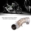 Motorcycle Muffler Link Pipe Motorcycle Full Exhaust System Center Pipe Connector for  900 2017-2018
