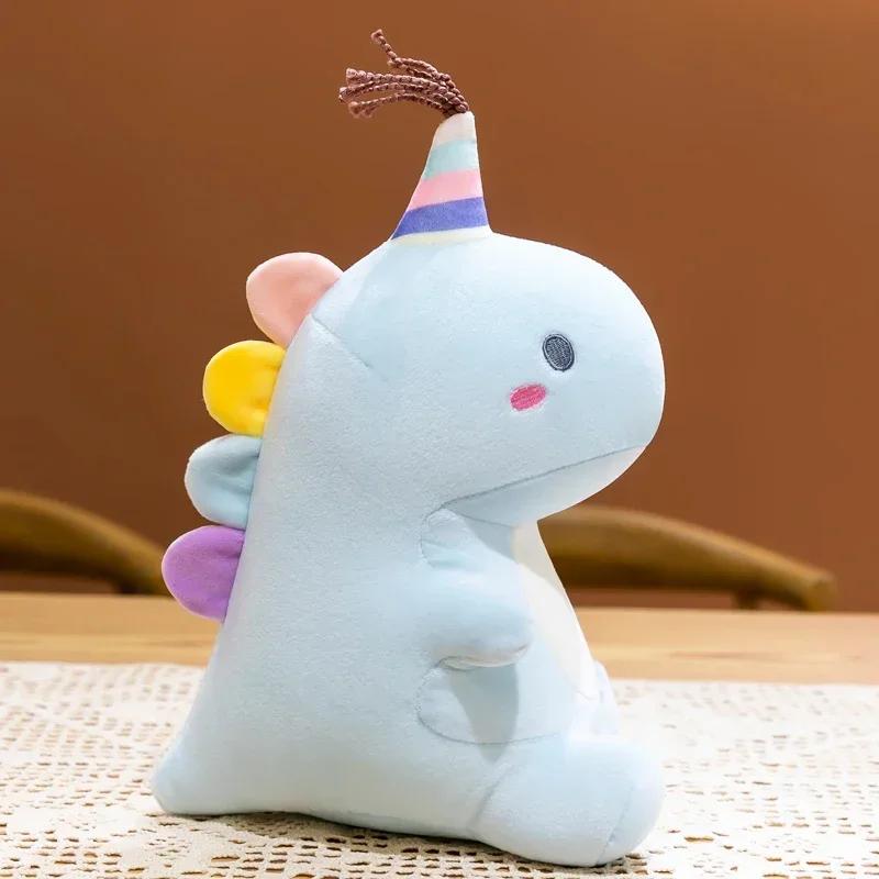 Candy Dinosaur Plush Toy Cute Unicorn Doll Soft Stuffed Animal Sleeping Pillow Cushion Christmas Gifts for Kids and Girls
