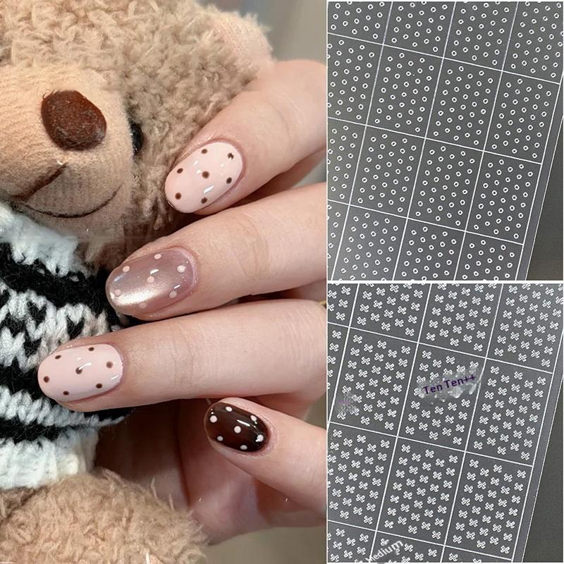 1 Sheet Nail Art Hollow Out Sticker Star Butterfly Love Adhesive Template Stamp Stickers Nail Art Decoration Charm Nail Decals