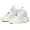 Anta Slip Resistant Cushioning Abrasion Resistant Lightweight Mid Top Skateboard Shoes Women's White Sneakers 122138082S-1