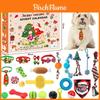 Weihnachten Haustier Countdown Blind Box Hundespielzeug Aus Kunststoff Für Feiertagsgeschenk Und Katzen spielen