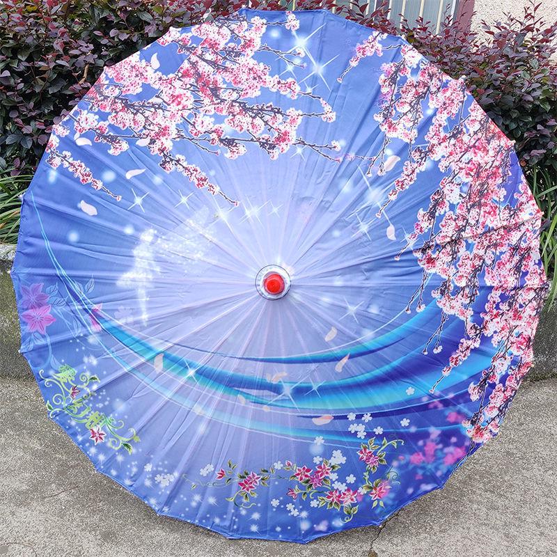 Retro Parasol Olejowy w Stylu Chińskim - Wodoodporny, Ochrona Przed Słońcem, Dekoracja Taneczna i Cheongsam