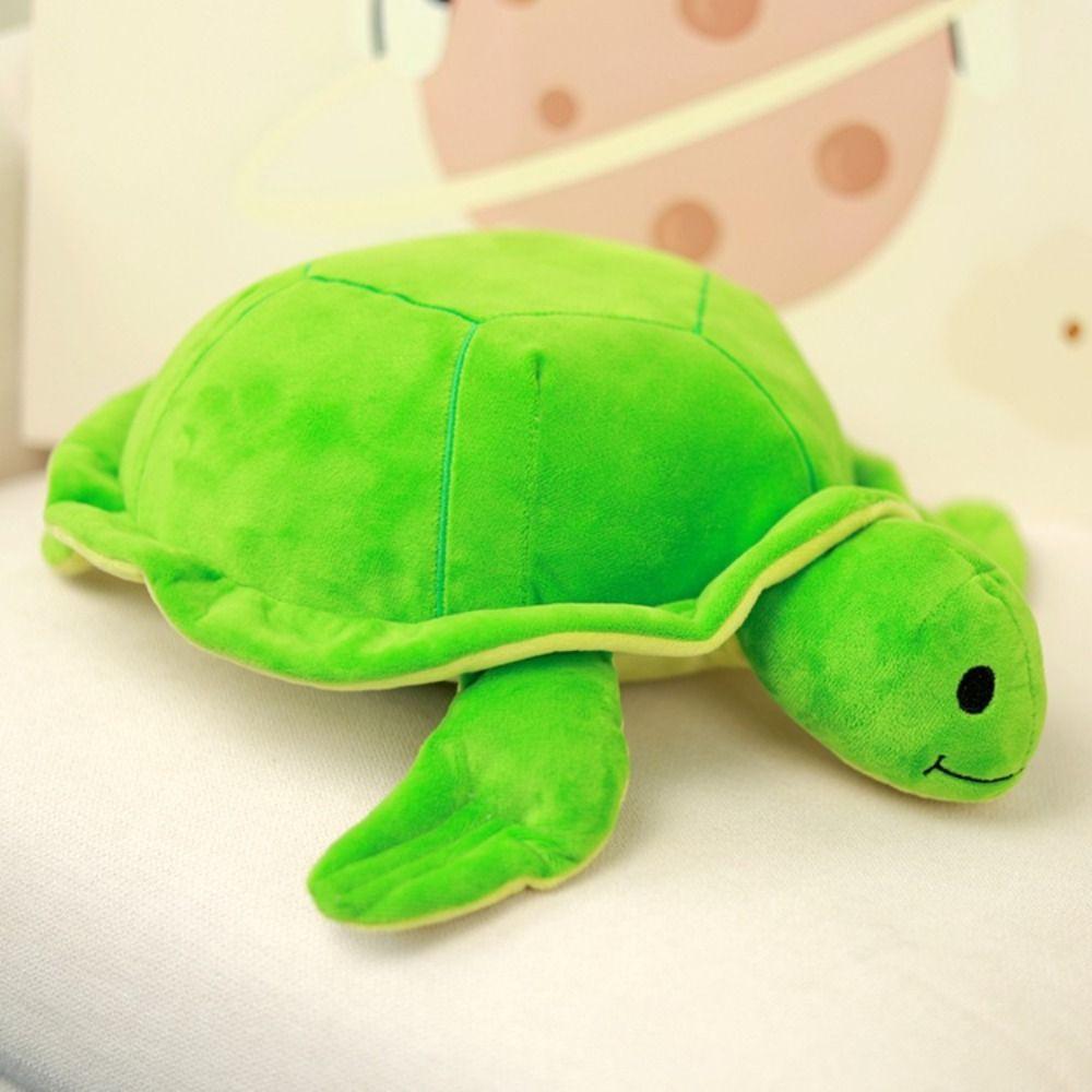 Soft Green Turtle Plush Toys Fluffy Turtle Doll Throw Pillow Kids Birthday Christmas