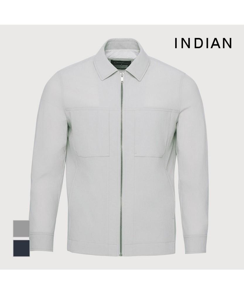Indian Flat Collar Shacket-Style Jumper_Miucl6M3276