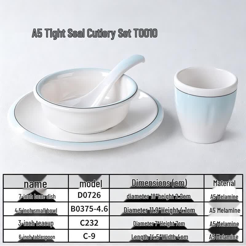 A5 Melamine Tableware Set