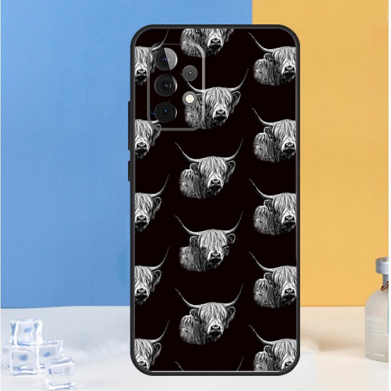 Highland Cows For Samsung Galaxy A13 A33 A53 A36 A26 A05 A06 A16 A54 A34 A14 A32 A52 A55 A35 A15 A56 Case