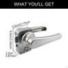 RV Toilet Door Lock Level Versatile Utility to Use Bathroom Handle Knob for