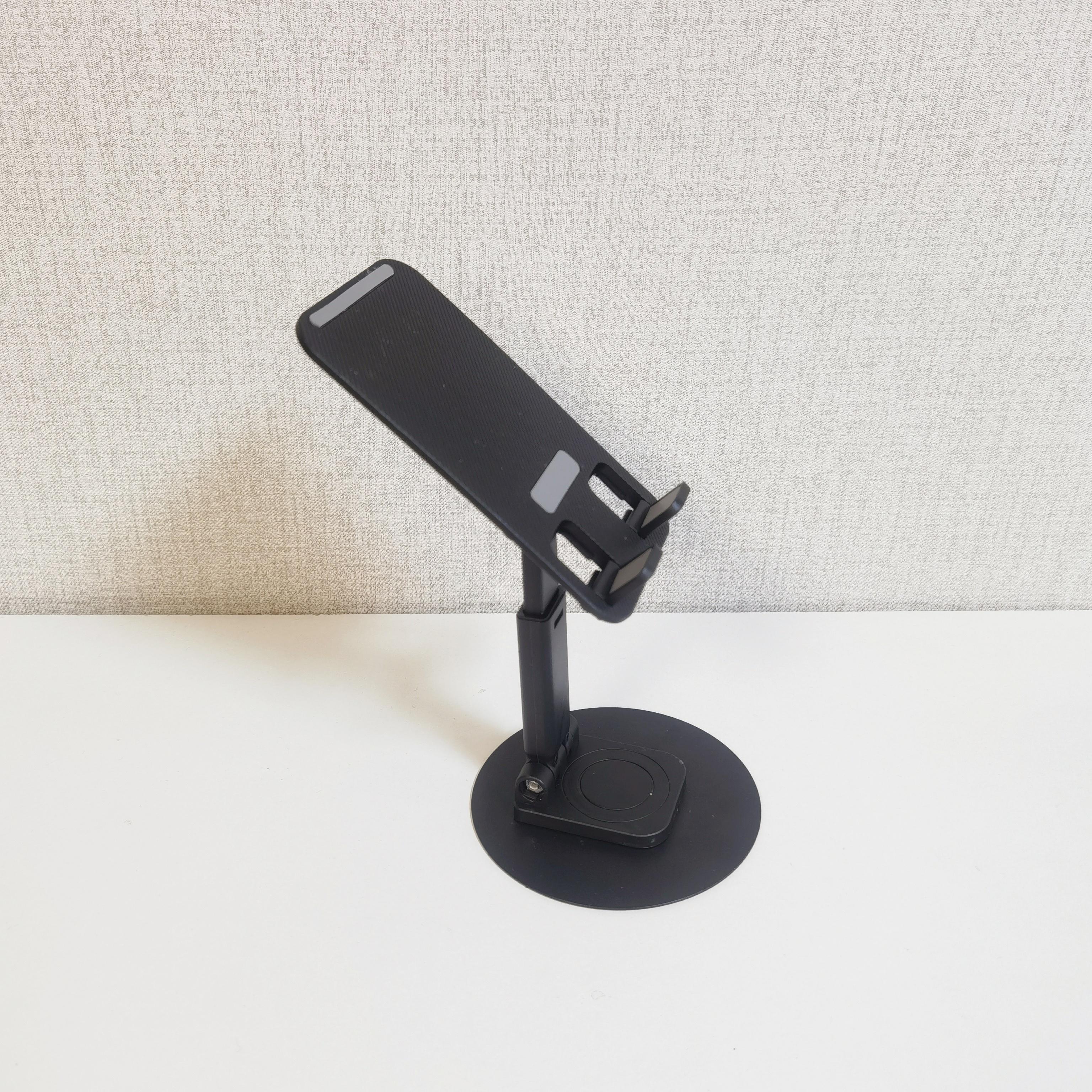 

Настольный держатель для мобильного телефона, подставка для iPhone, iPad, Motorola, Samsung, регулируемый настольный держатель для планшета, универсальная настольная подставка для сотового телефона чёрный