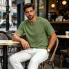 Men's Casual Crew Neck T Shirt Breathable Quick Dry Short Sleeve Athletic Tee Lightweight Comfortable Fabric for Outdoor Sports