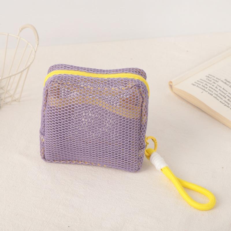 The Mesh Outdoor Makeup Lipstick Card Case, Women's Coin Purse, Portable Mini Bag, Can Store Loose Change On The Go