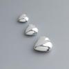 S925 Sterling Silver Heart Spacer Beads for DIY Bracelets & Necklaces