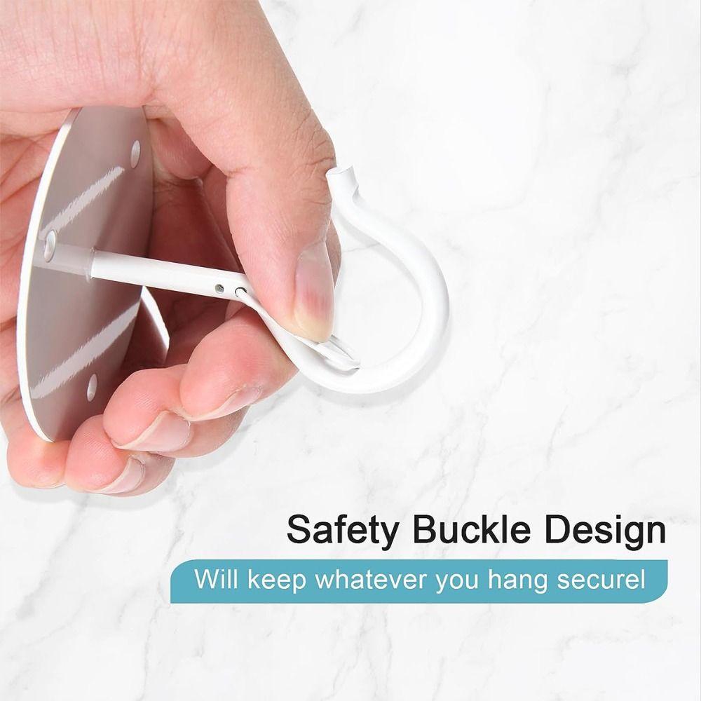 With Safety Buckle Plant Hooks Anti Falling Q-Hanger Hook Durable Ceiling Hooks  Home