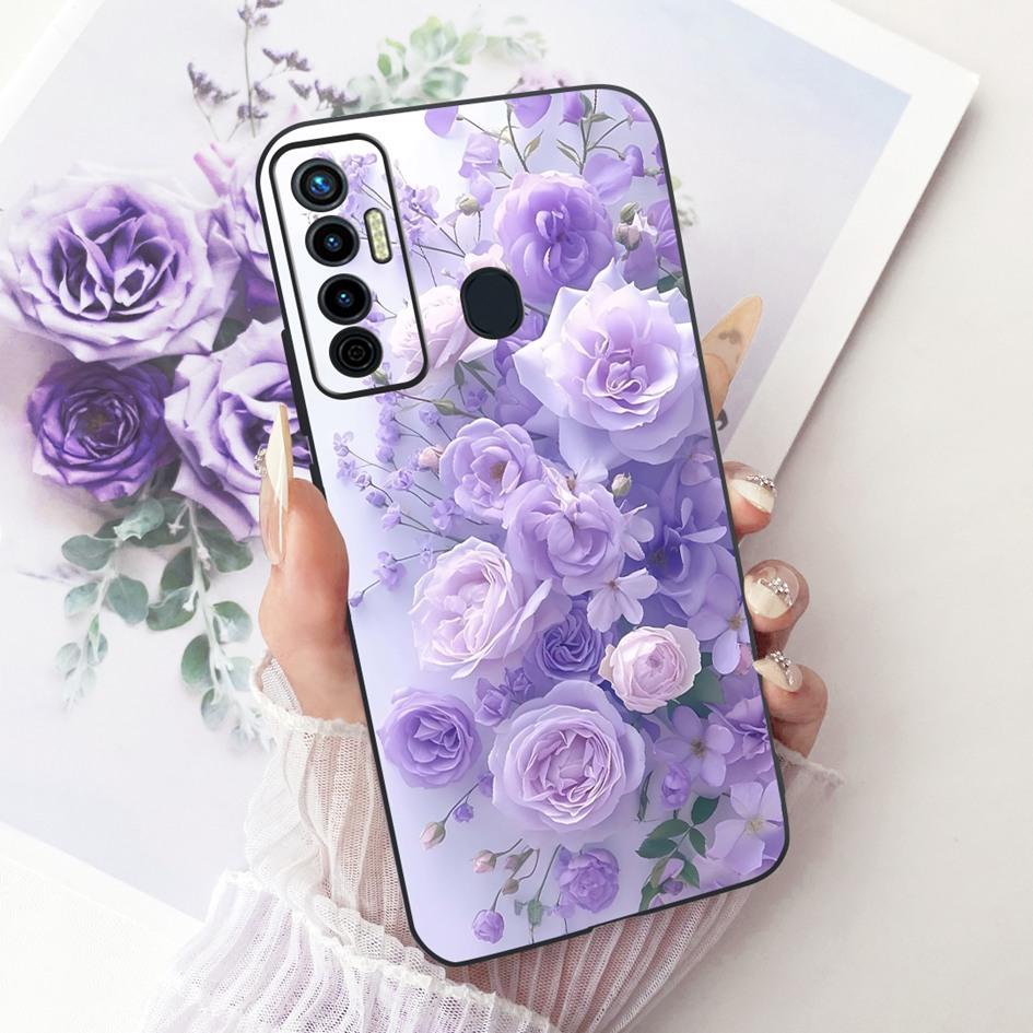 Stoßfeste Hülle für Tecno Camon 17 Pro 17P Hülle CG7 CG7n CG8 CG8h Niedliche Cartoon Weiche Schale für Tecno Camon 17 CG6 CG6j Rückseite