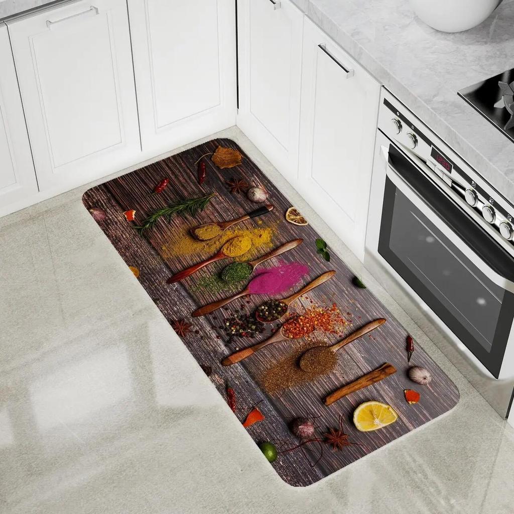 Long kitchen carpet home entrance door mat bedroom living room decoration bedside carpet corridor balcony bathroom non-slip mat