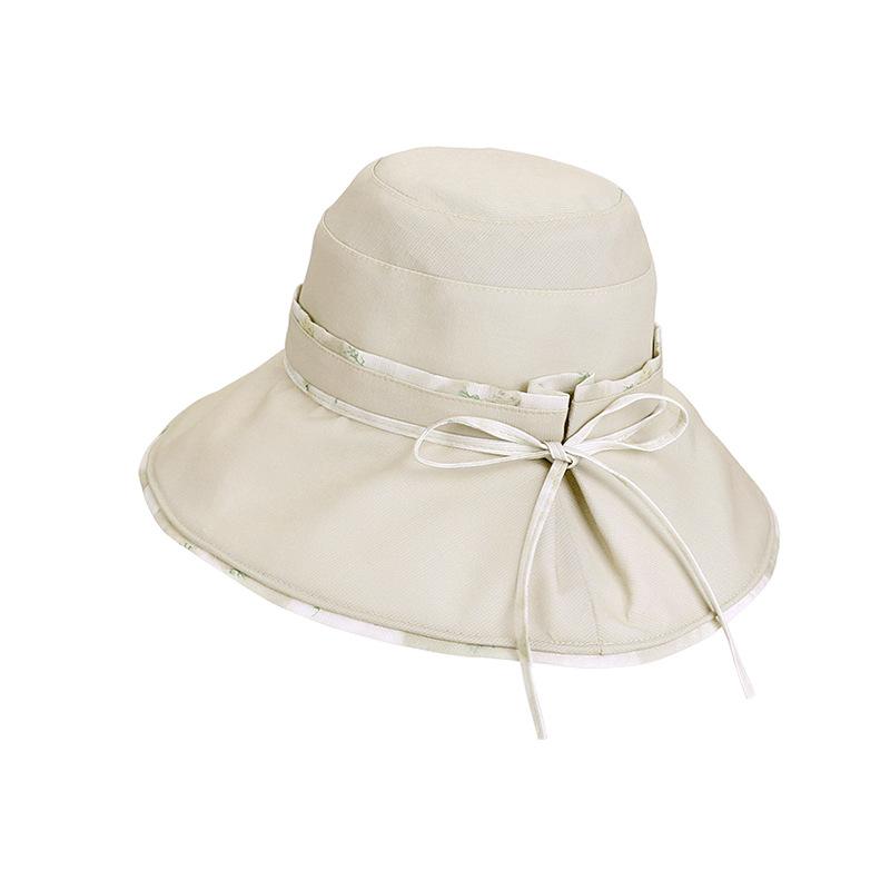Spring Summer Outdoor Sun Hat Women's Big-Brimmed Fisherman Hat for Travel and Holiday Sun Hat