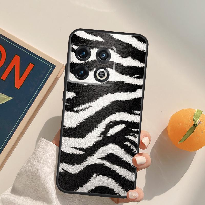 Zebra Skin Print Case For OnePlus Nord 5 CE 2 3 4 Lite N20 N30 OnePlus 15 13 12 11 13T 10T 10R 12R 13R Cover