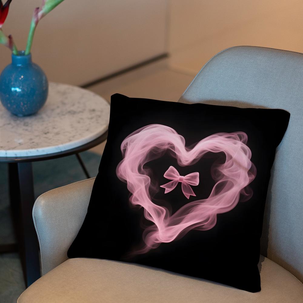 Dekoracja na Walentynki Poszewka na poduszkę 2 w 1 Dwustronna Pluszowa Poszewka na poduszkę | Samochód/Sofa/Łóżko | Idealny Prezent