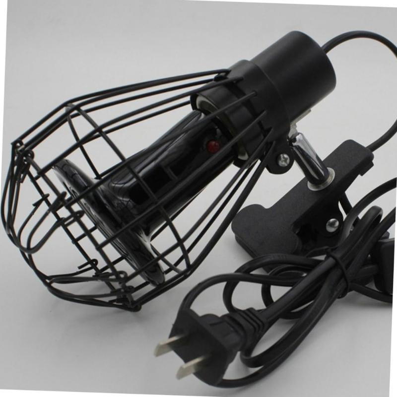 Heavy Duty Heating Lamp Protective Cover Iron Reticulation Safety Defensed For Bulb Shattering Prevention Ventilated Home Industrial Use