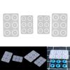 4 Set Silicone Beads Moulds Mold Resin Jewelry Making Pendant Craft DIY Tool