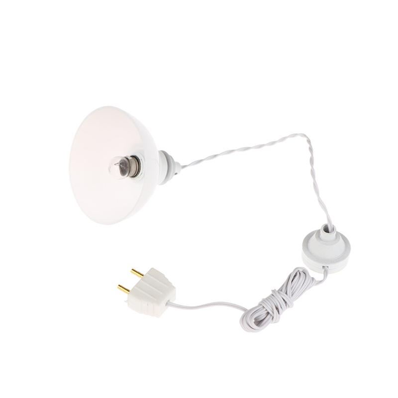 1/12 Dollhouse Simulation Led Chandelier Model Dollhouse Miniature Furniture Decoration Doll House Home Accessories
