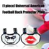 Light Weight Football Back Guard Protective Gear For Athletes Flexible With Ergonomic Curvature During Sports Activity
