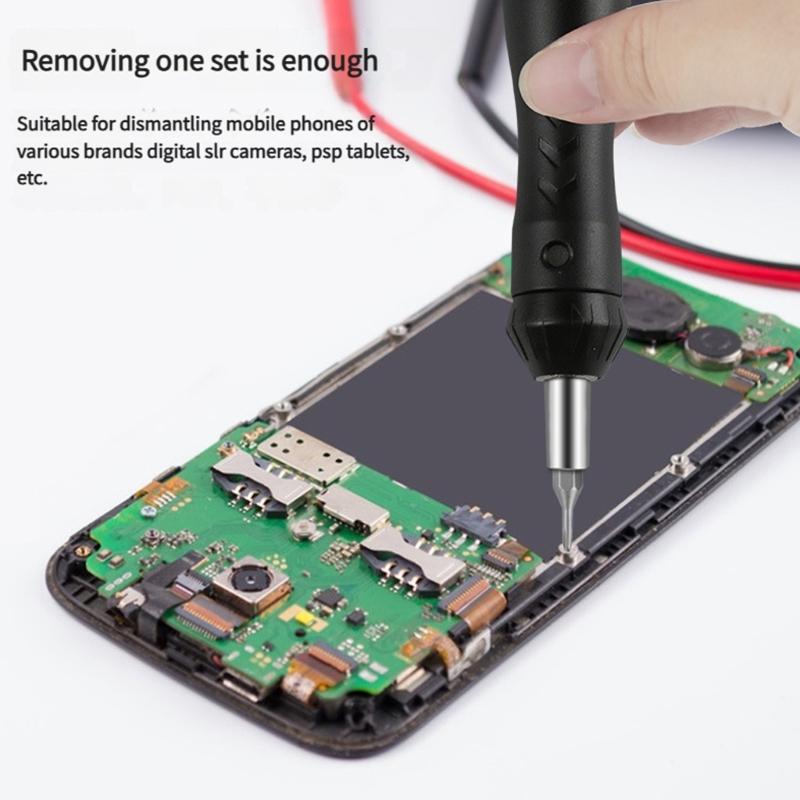 Practical Ratcheting Screwdriver 5 Piece Bit Set Smooth Ratcheting Mechanism Nonslip Handle Compact Storage Solution