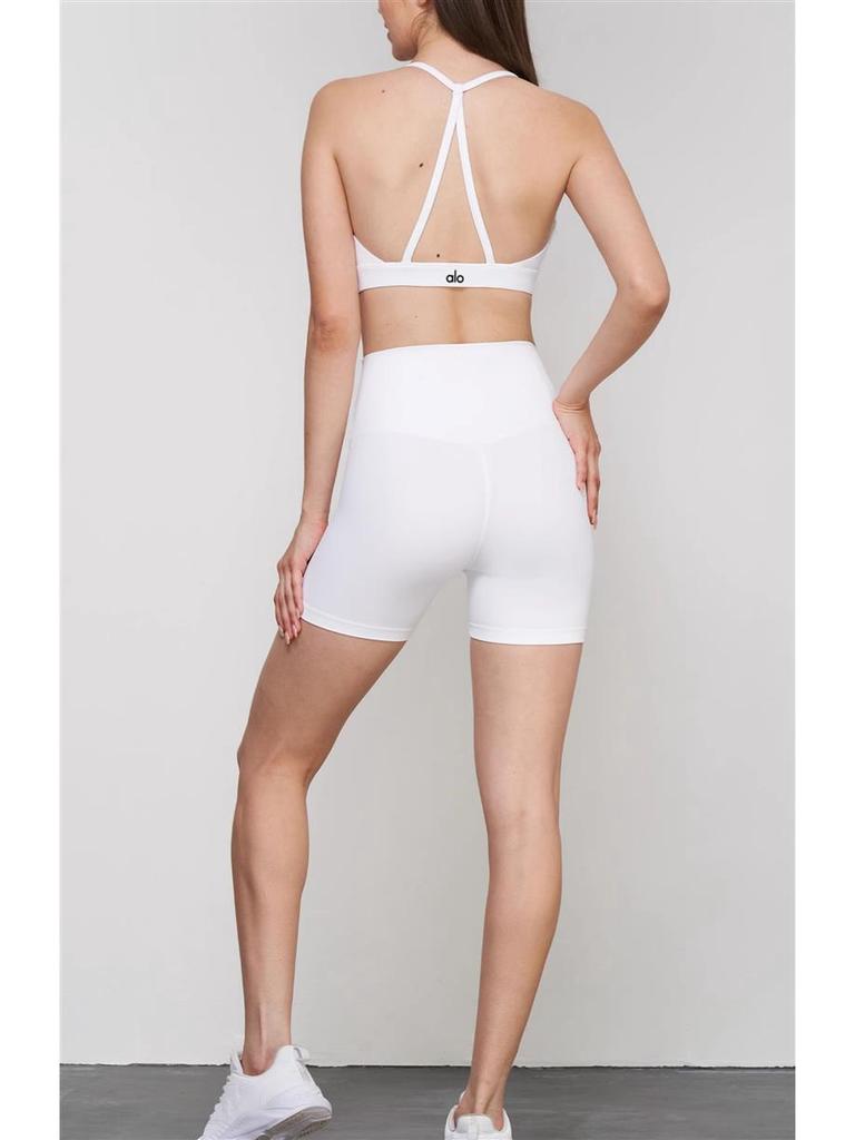 Alo Damen Stoßfester Yoga Sport-BH - Schöner Rücken Pilates Fitness-West