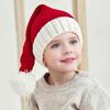 Christmas Warm Knitted Woolen Hat Winter Red Santa Hat Holiday Dress Parent-Child Woolen Hat