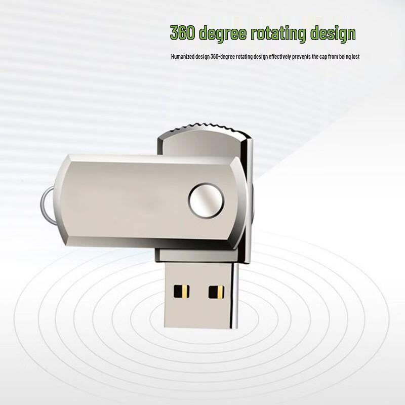 OLOEY Metall Drehbarer USB-Stick