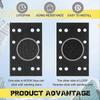 4 Pcs Soft Black Foam Sanding Pads Interface Sander Backing Pad for Festool RS400 LS130 Sander