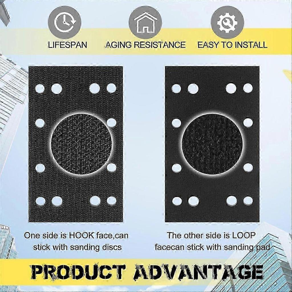 4 Pcs Soft Black Foam Sanding Pads Interface Sander Backing Pad for Festool RS400 LS130 Sander