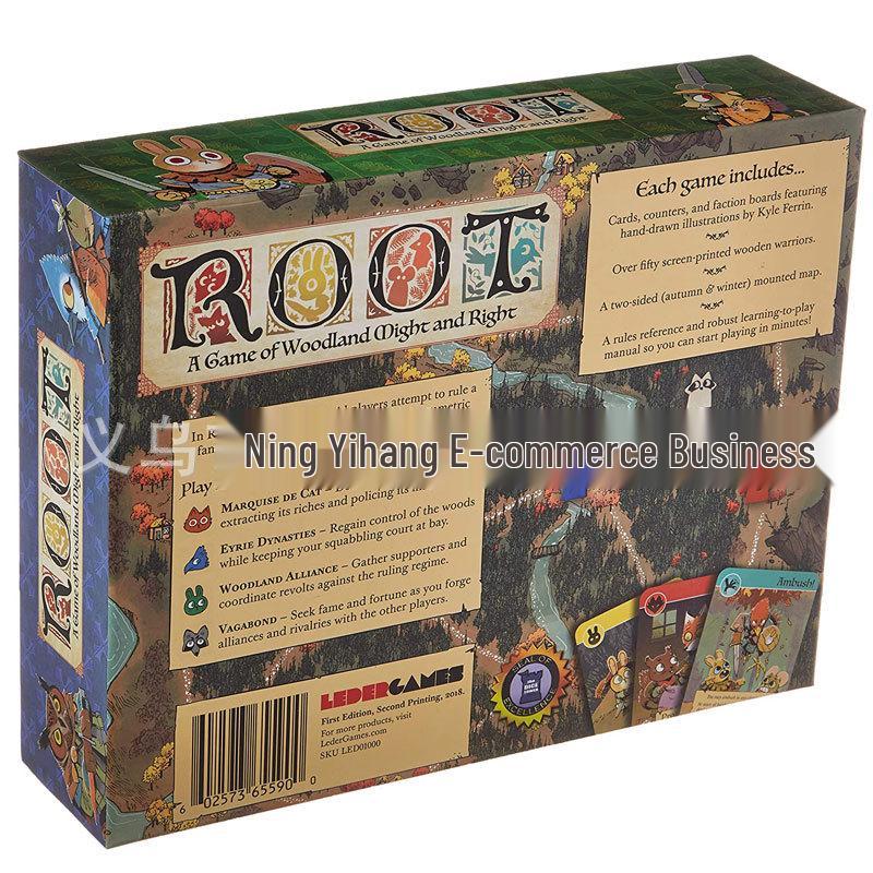 Versiune engleză ROOT: Joc de societate de strategie Mulin Yuanji Forest War Adventure