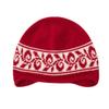 Stylish Women's Pure Cashmere Knit Hat - Warm, Versatile & Printed for Autumn/Winter